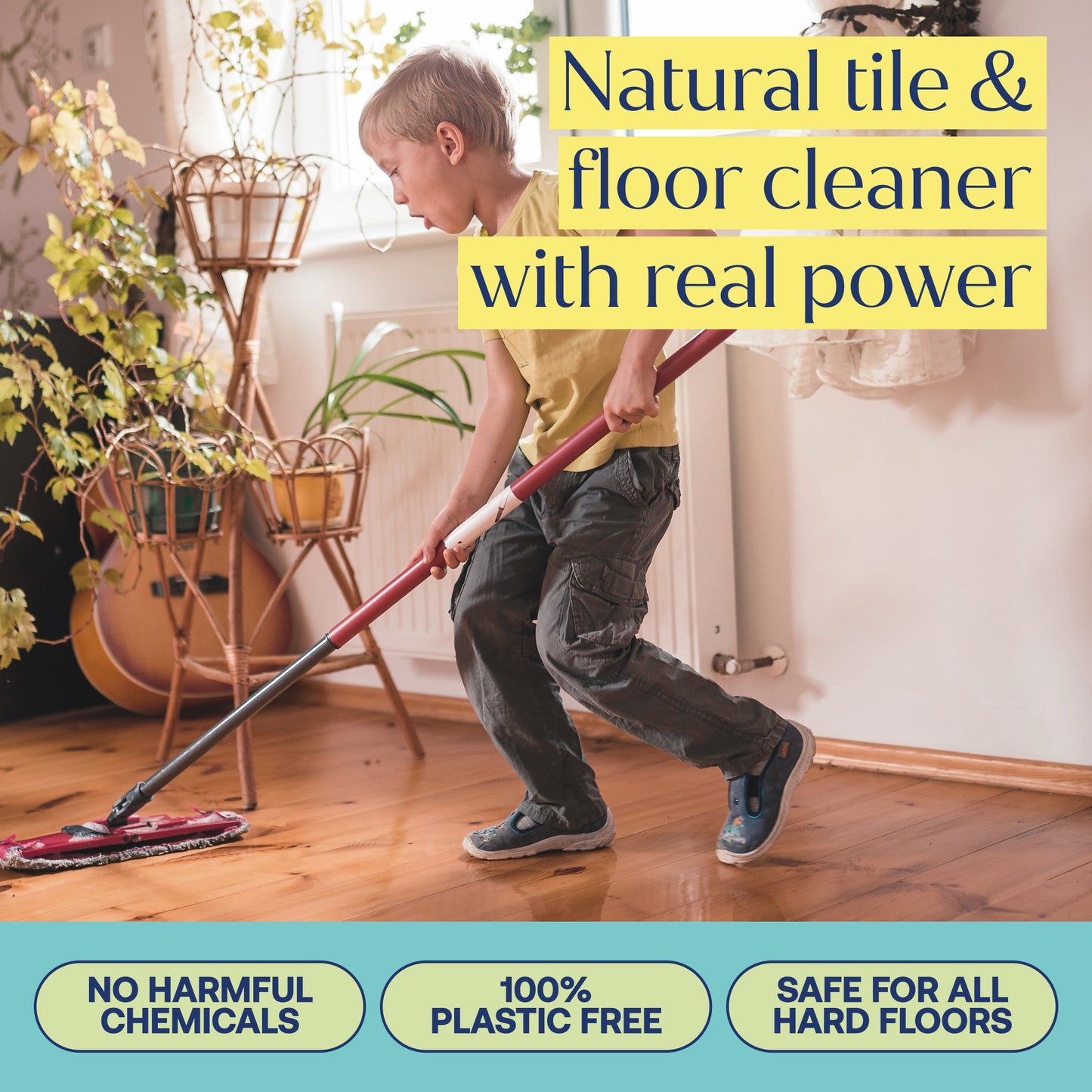 Eco-Friendly, Plastic Free and Non-Toxic Tile and Floor Cleaning Tablets from FabTab