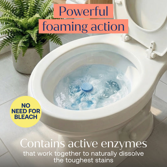Eco-Friendly, Plastic Free and Non-Toxic Toilet Bowl Cleaning Tablets from FabTab