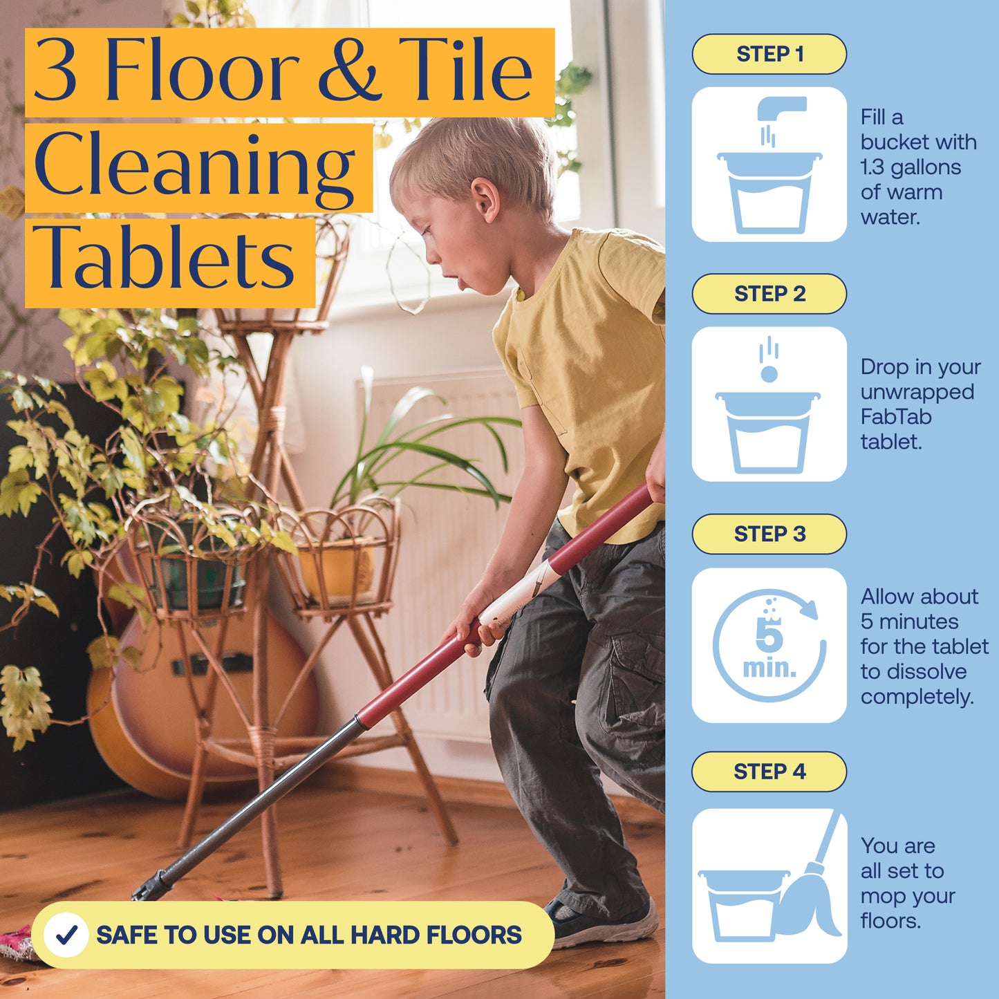 Eco-Friendly, Plastic Free and Non-Toxic Ultimate Cleaning Combo from FabTab