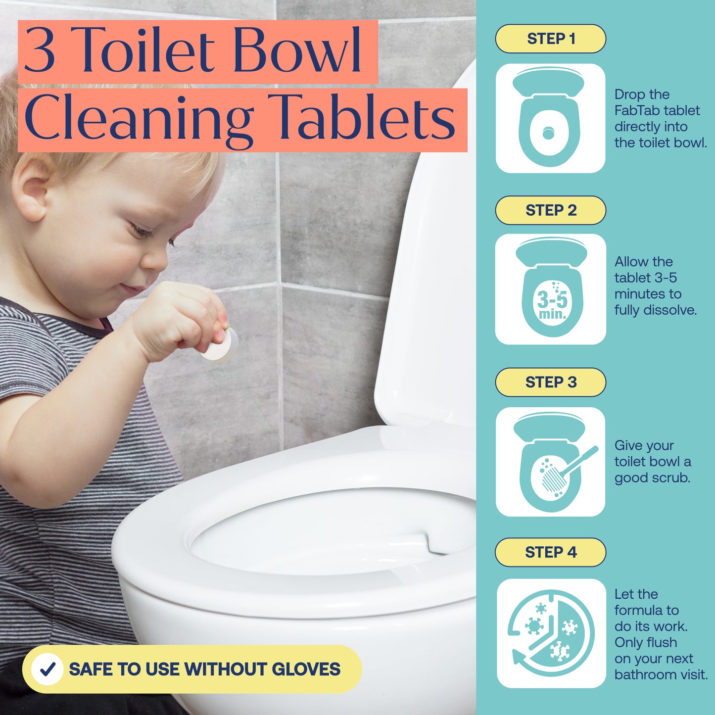 Eco-Friendly, Plastic Free and Non-Toxic Ultimate Cleaning Combo from FabTab