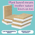 Eco-Friendly, Plastic Free and Non-Toxic Coconut Scrubbing Sponges from FabTab