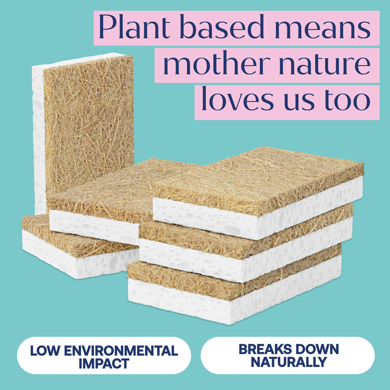 Eco-Friendly, Plastic Free and Non-Toxic Coconut Scrubbing Sponges from FabTab