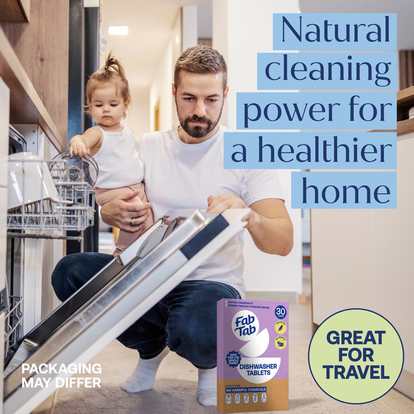 Eco-Friendly, Plastic Free and Non-Toxic Dishwashing Tablets from FabTab