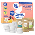 Eco-Friendly, Plastic Free and Non-Toxic Foaming Hand Soap Refill Tablets 20 Tablet Pack Variety Pack from FabTab