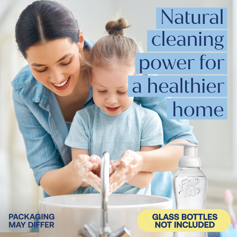 Eco-Friendly, Plastic Free and Non-Toxic Foaming Hand Soap Refill Tablets from FabTab
