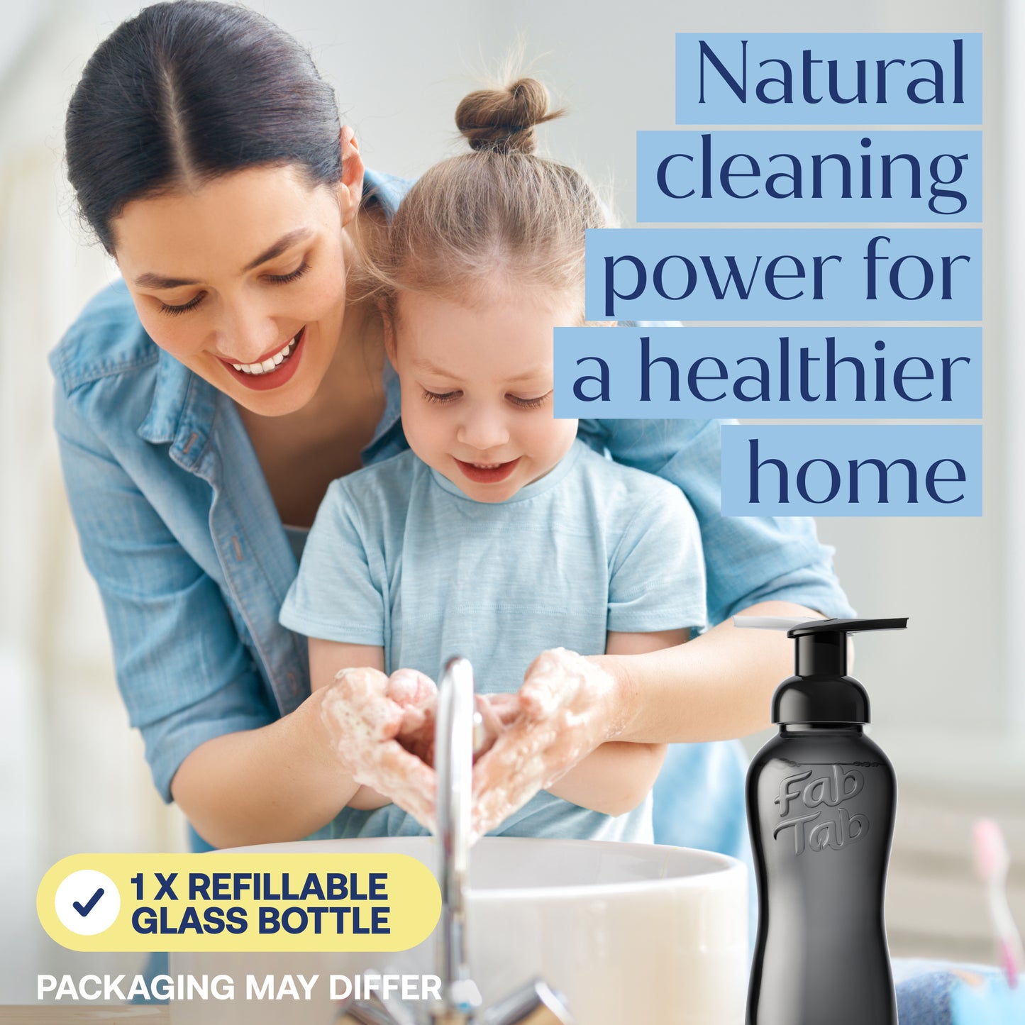 Eco-Friendly, Plastic Free and Non-Toxic Luxury Foaming Hand Soap Kit from FabTab