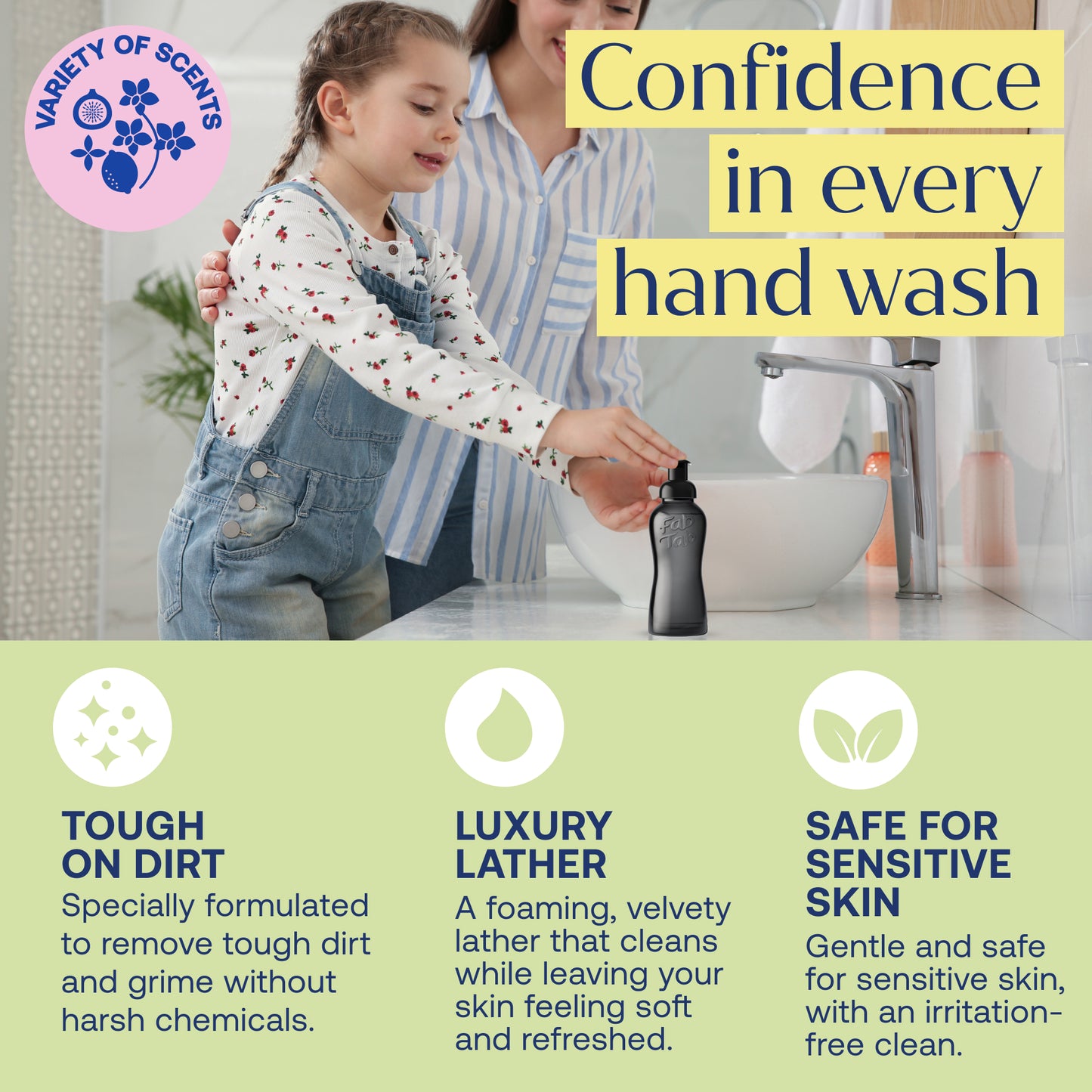 Eco-Friendly, Plastic Free and Non-Toxic Luxury Foaming Hand Soap Kit from FabTab