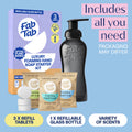 Eco-Friendly, Plastic Free and Non-Toxic Luxury Foaming Hand Soap Kit from FabTab