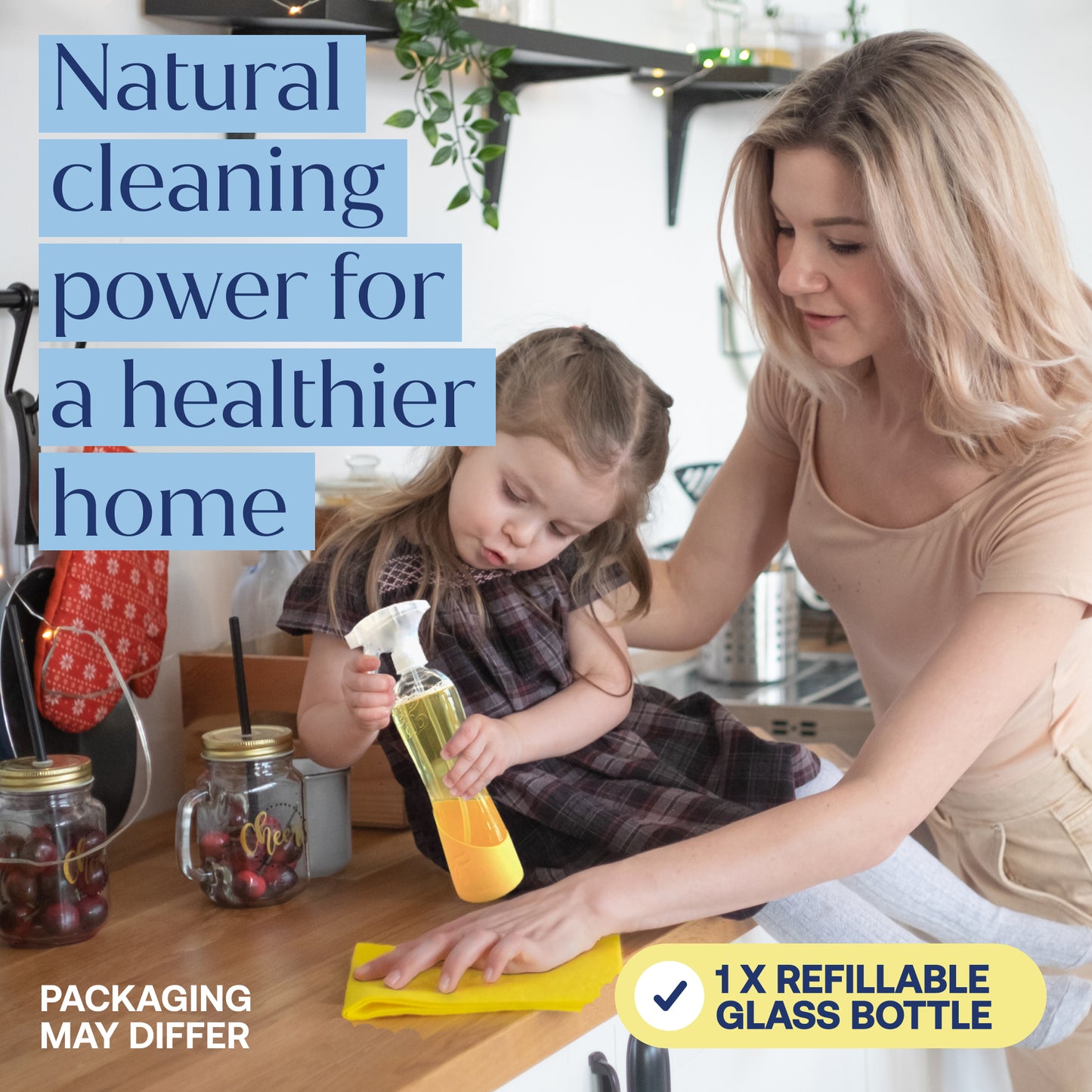 Eco-Friendly, Plastic Free and Non-Toxic Multi-Purpose Cleaner Starter Kit from FabTab