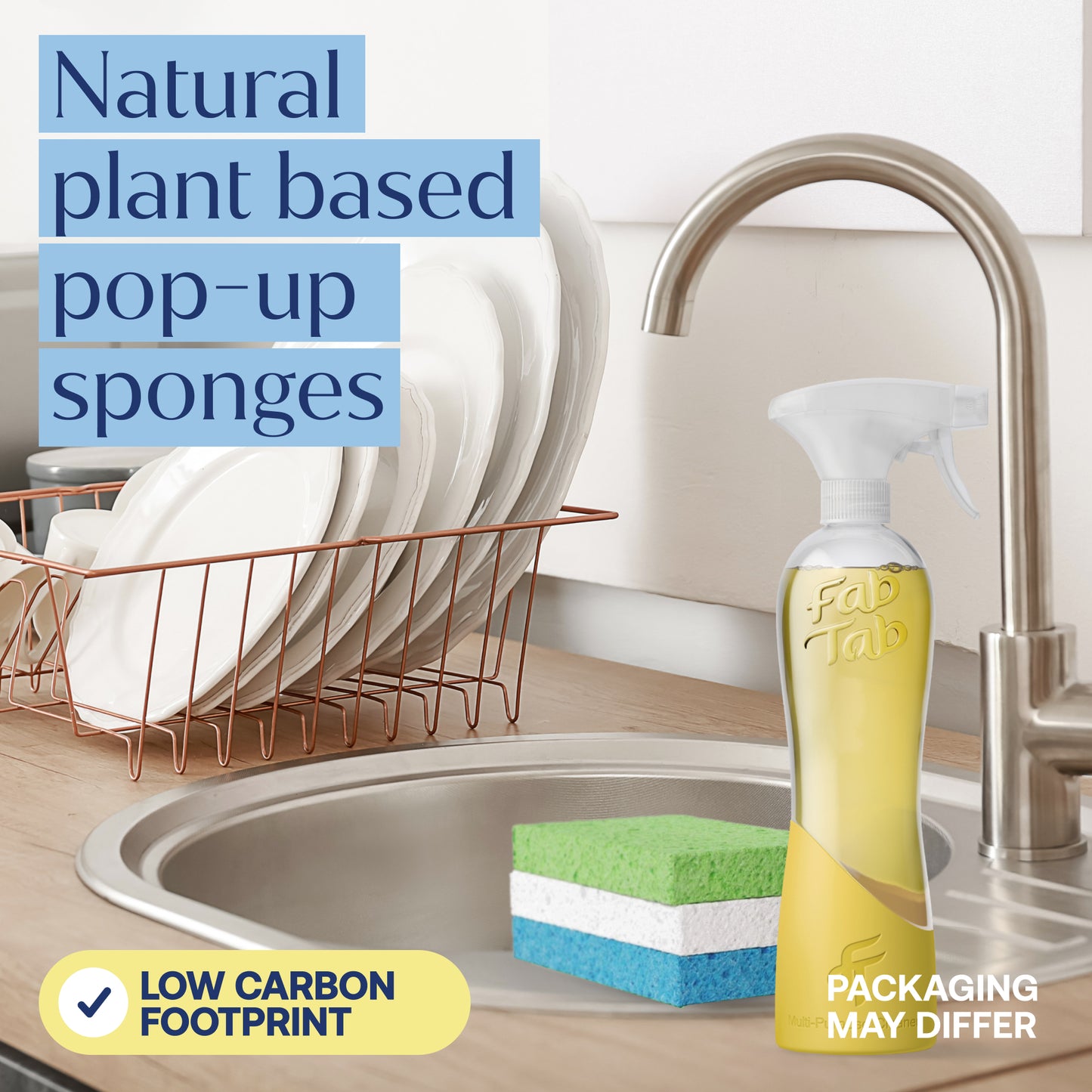 Eco-Friendly, Plastic Free and Non-Toxic Compressed Sponges from FabTab