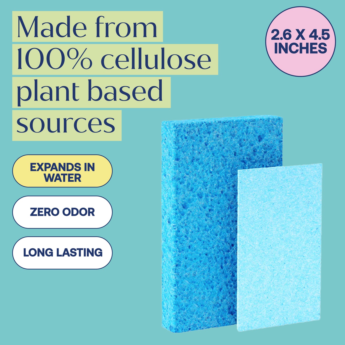 Eco-Friendly, Plastic Free and Non-Toxic Compressed Sponges from FabTab
