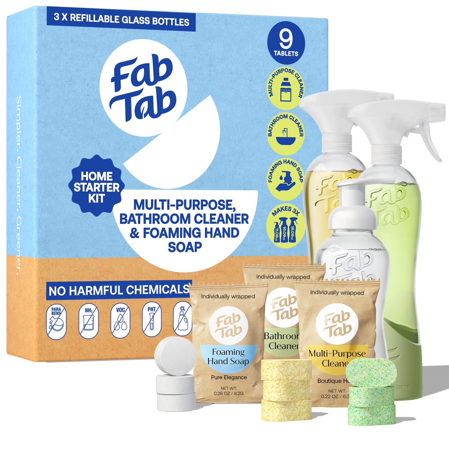Eco-Friendly, Plastic Free and Non-Toxic Home Starter Kit from FabTab