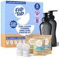 Eco-Friendly, Plastic Free and Non-Toxic Dual Luxury Foaming Hand Soap Starter Kit from FabTab