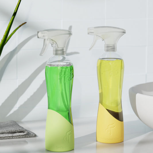 Eco-Friendly, Plastic Free and Non-Toxic Multi-Purpose & Bathroom Cleaner Starter Kit from FabTab