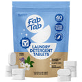 Eco-Friendly, Plastic Free and Non-Toxic Laundry Detergent Tabs - Fresh Scent 40 Tablets from FabTab