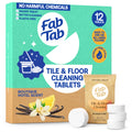 Eco-Friendly, Plastic Free and Non-Toxic Tile and Floor Cleaning Tablets 12 Pack from FabTab