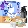 Eco-Friendly, Plastic Free and Non-Toxic Dual Luxury Foaming Hand Soap Starter Kit from FabTab