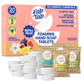 Eco-Friendly, Plastic Free and Non-Toxic Foaming Hand Soap Refill Tablets 20 Tablet Pack Variety Pack from FabTab