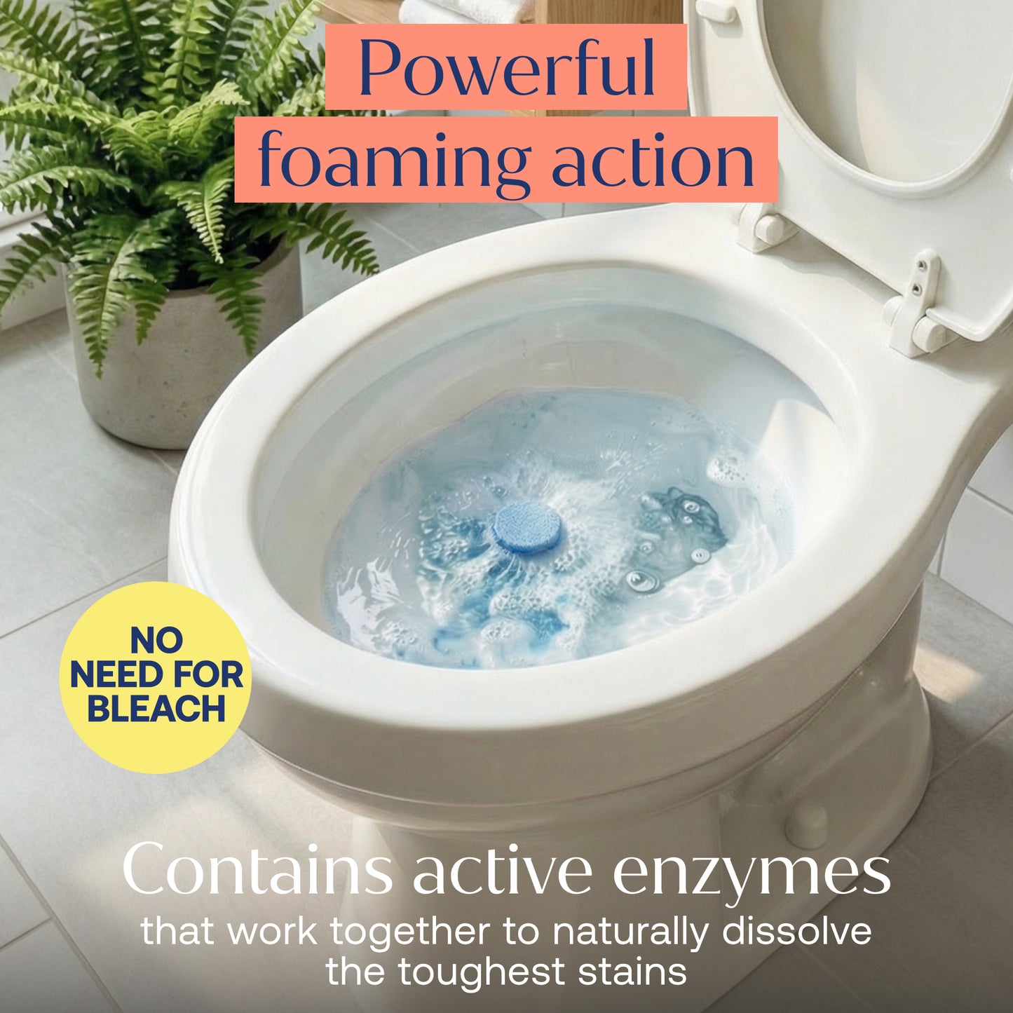 Eco-Friendly, Plastic Free and Non-Toxic Toilet Bowl Cleaning Tablets from FabTab