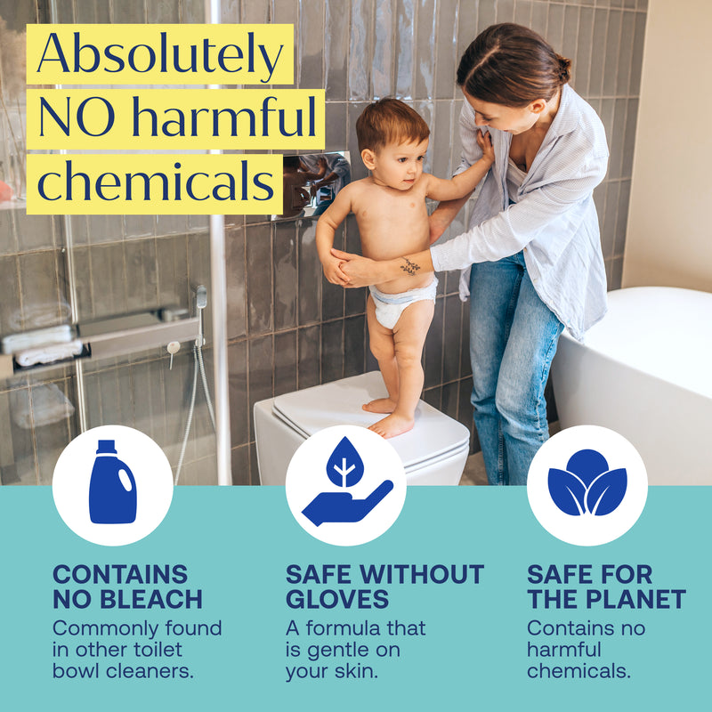 Eco-Friendly, Plastic Free and Non-Toxic Toilet Bowl Cleaning Tablets from FabTab