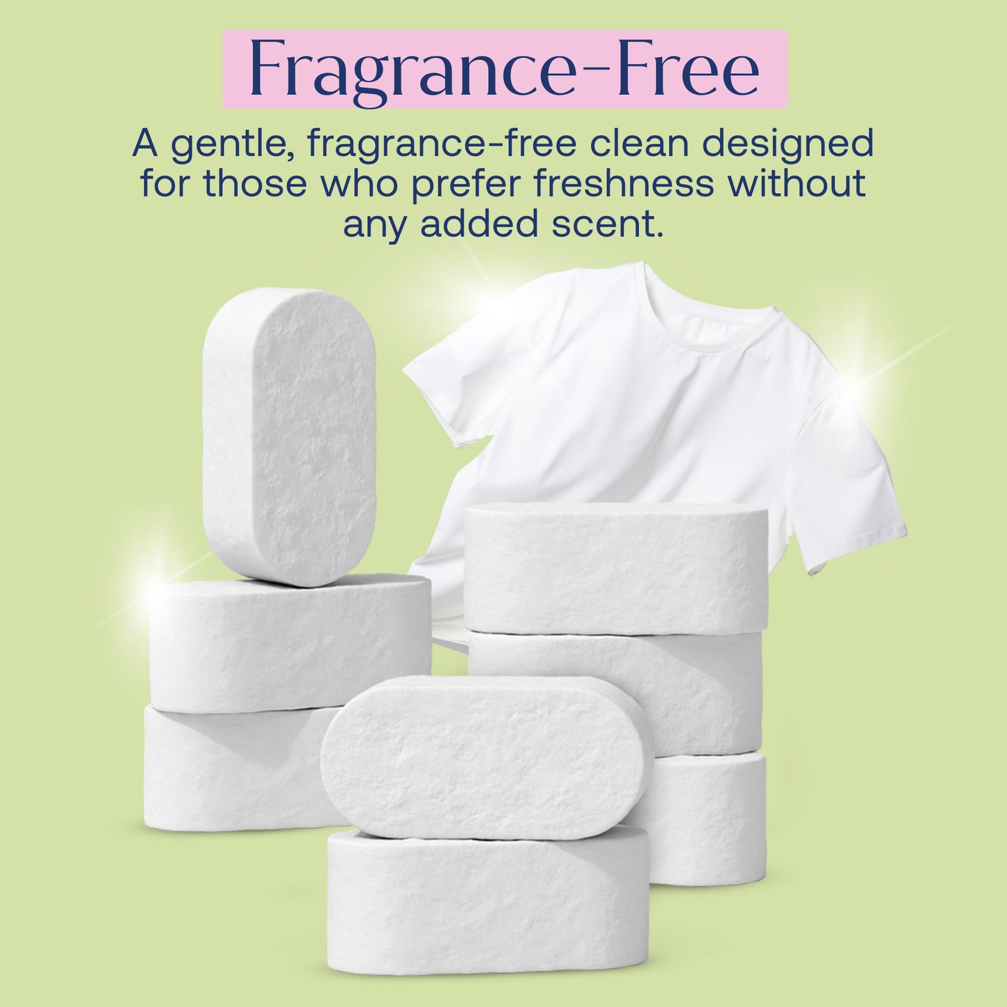 Eco-Friendly, Plastic Free and Non-Toxic Laundry Detergent Tablets | Fragrance-Free from FabTab
