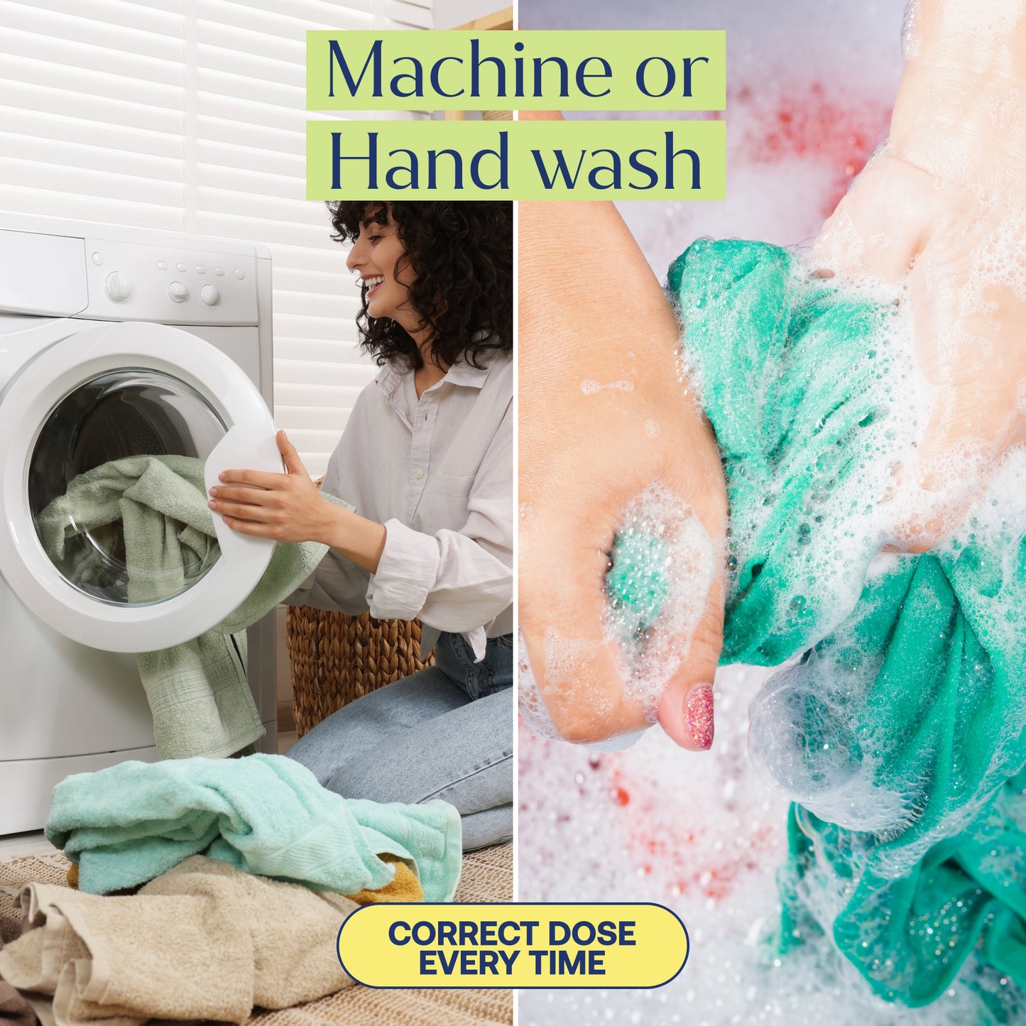 Eco-Friendly, Plastic Free and Non-Toxic Laundry Detergent Tablets | Fragrance-Free from FabTab