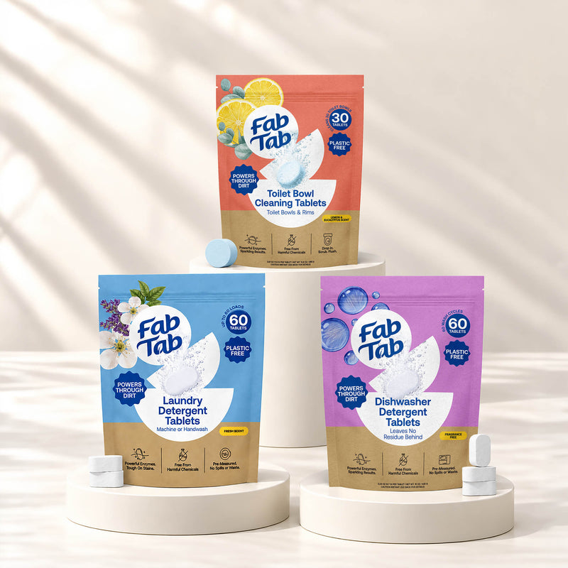Eco-Friendly, Plastic Free and Non-Toxic Everyday Essentials Bundle from FabTab