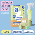 Eco-Friendly, Plastic Free and Non-Toxic Bathroom Cleaner Starter Kit from FabTab