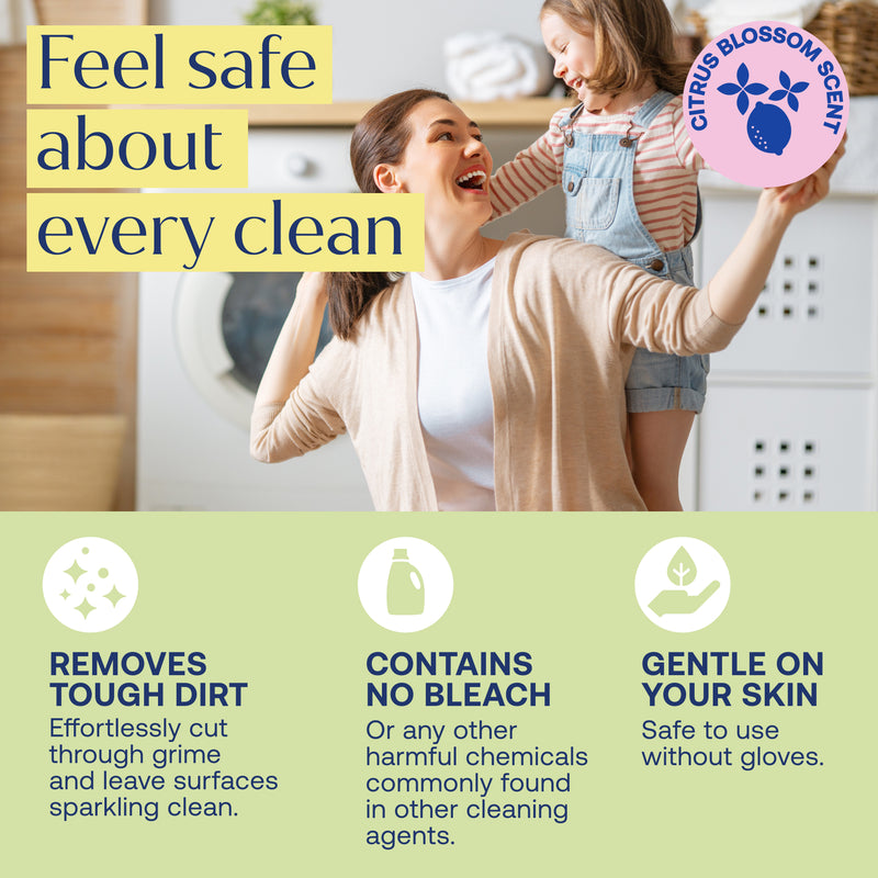 Eco-Friendly, Plastic Free and Non-Toxic Bathroom Cleaner Spray - Refill Packs from FabTab