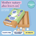 Eco-Friendly, Plastic Free and Non-Toxic Laundry Detergent Tabs - Fragrance-Free 30 Loads from FabTab