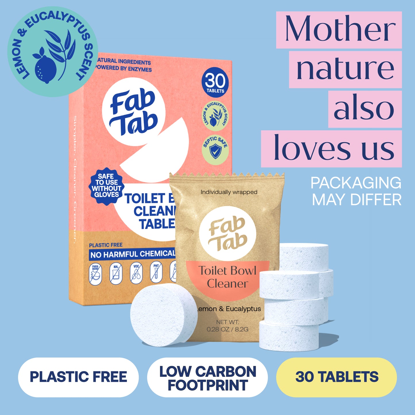 FabTab Toilet Bowl Cleaner Tablets