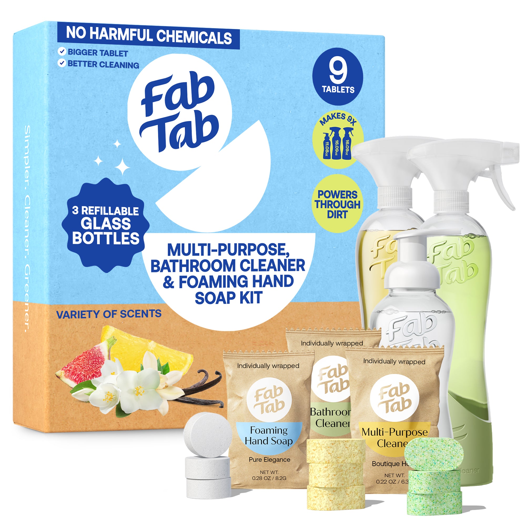 Eco-Friendly and Kids Safe Home Starter Cleaning Kit