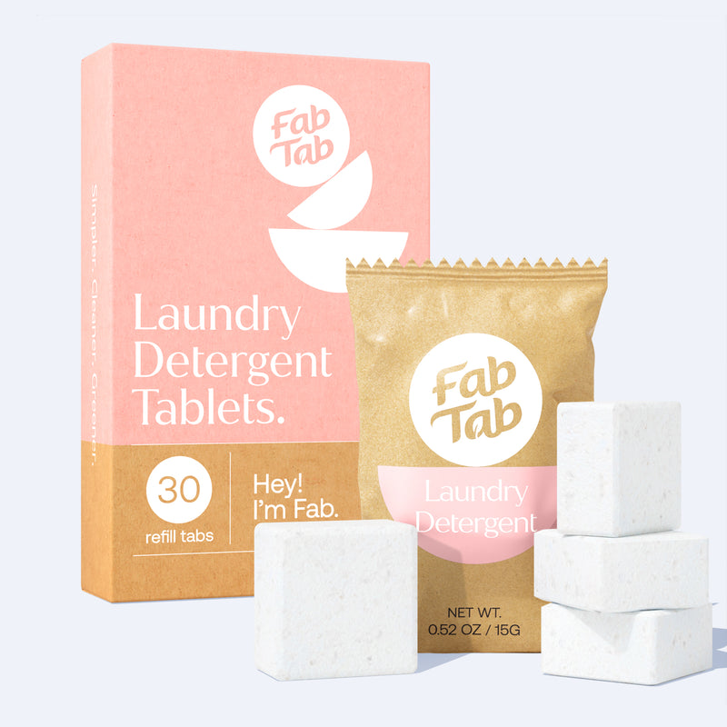 Eco-Friendly, Plastic Free and Non-Toxic Laundry Detergent Tablets from FabTab