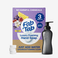 Eco-Friendly, Plastic Free and Non-Toxic Luxury Foaming Hand Soap Starter Kit from FabTab
