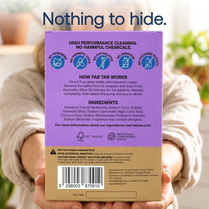 Eco-Friendly, Plastic Free and Non-Toxic Luxury Foaming Hand Soap Starter Kit from FabTab