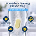 Eco-Friendly, Plastic Free and Non-Toxic Multi-Purpose Cleaner Refill Tablets from FabTab