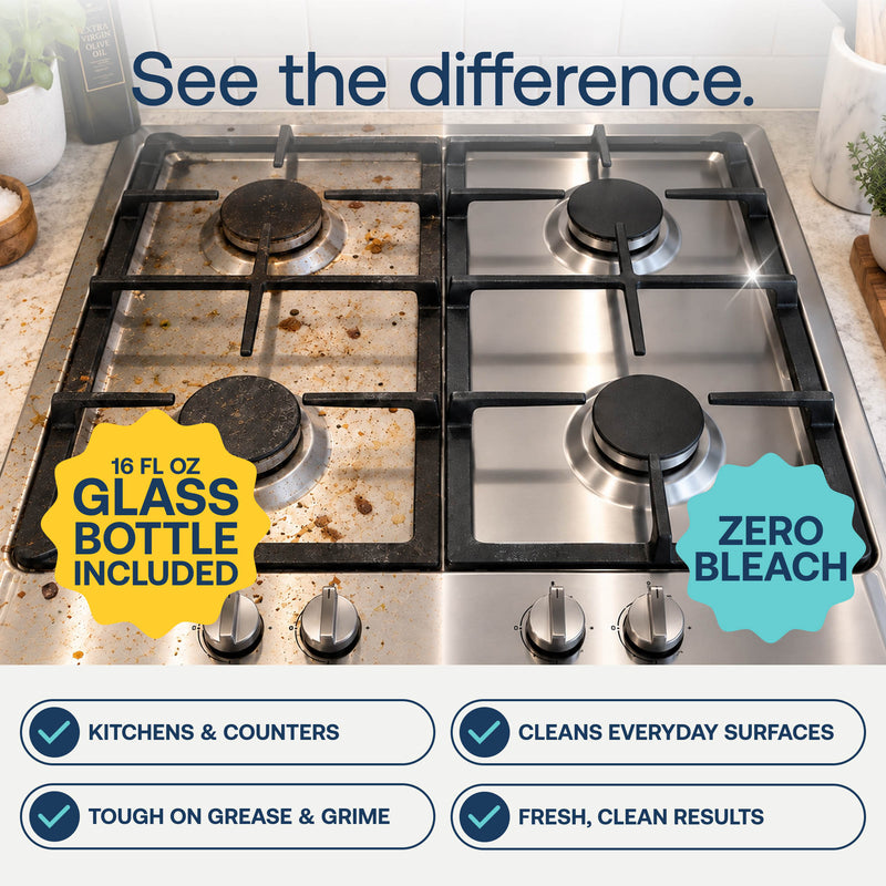 Eco-Friendly, Plastic Free and Non-Toxic Multi-Purpose Cleaner Starter Kit from FabTab