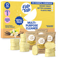 Eco-Friendly, Plastic Free and Non-Toxic Multi-Purpose Cleaning Spray - Refill Packs 12 Tablet Pack from FabTab
