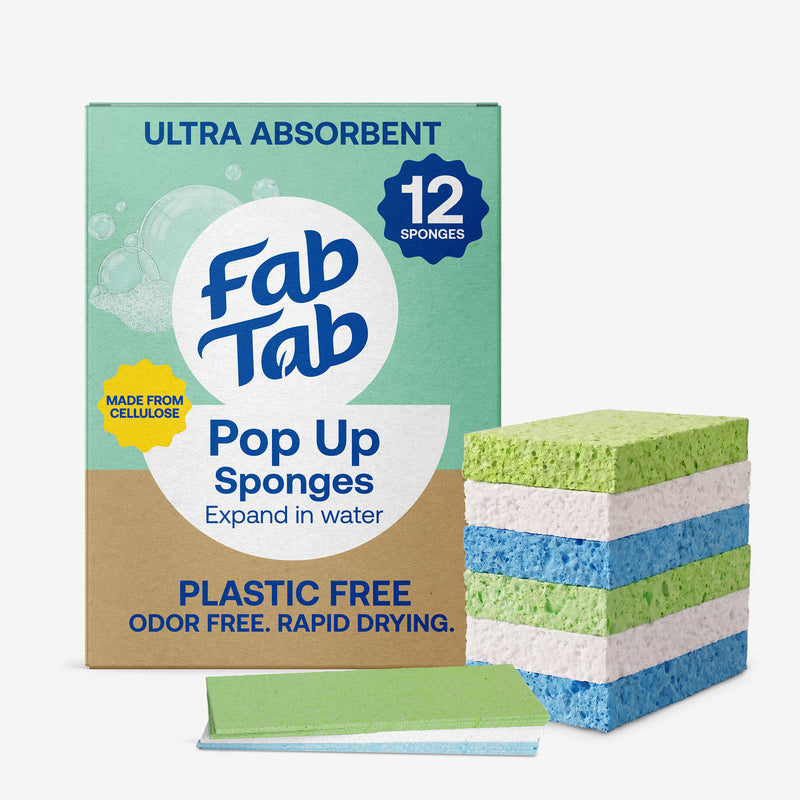 Compressed Pop-Up Sponges