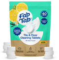 Eco-Friendly, Plastic Free and Non-Toxic Tile and Floor Cleaning Tablets 40 Pack from FabTab