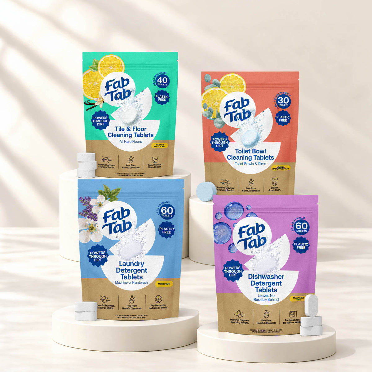 Eco-Friendly, Plastic Free and Non-Toxic Whole Home Refill Bundle from FabTab
