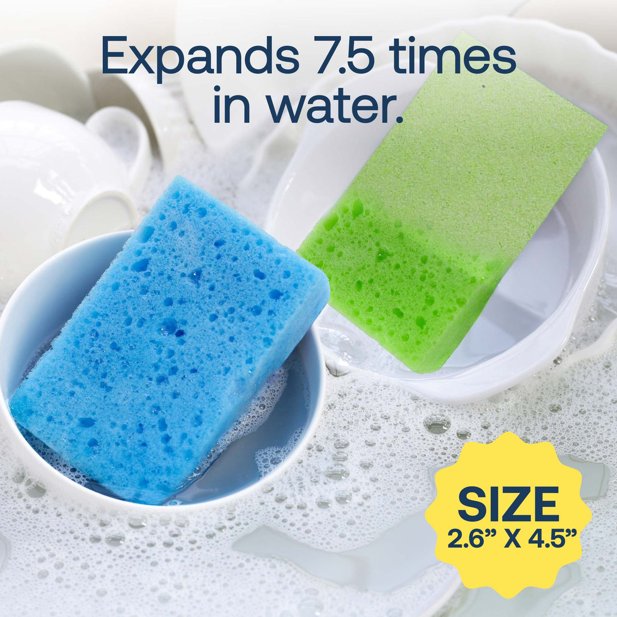 Eco-Friendly, Plastic Free and Non-Toxic Compressed Pop-Up Sponges from FabTab