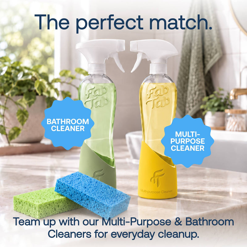 Eco-Friendly, Plastic Free and Non-Toxic Compressed Pop-Up Sponges from FabTab
