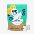 Eco-Friendly, Plastic Free and Non-Toxic Tile and Floor Cleaning Tablets 20 Pack from FabTab